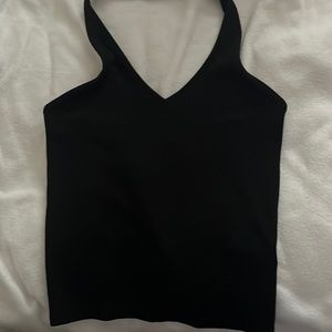 black American eagle halter top